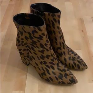 Sam Edelman leopard booties
